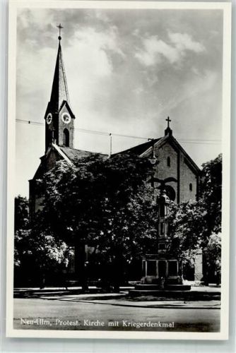 Neu-Ulm Prostest. Kirche Kriegerdenkmal