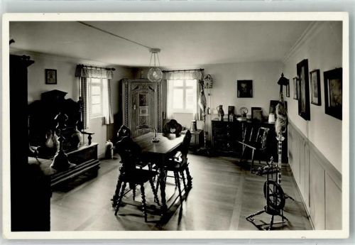 Schnait Silcher-Museum Wohnstube Spinnrad