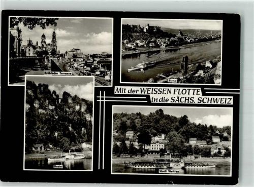 Dresden Weisse Flotte Raddampfer Brühlsche Terrasse