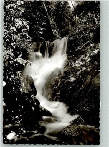 Laudenbach Wasserfall Ort handschriftlich Foto Original aus Archiv eines Ansichtskartenverlags