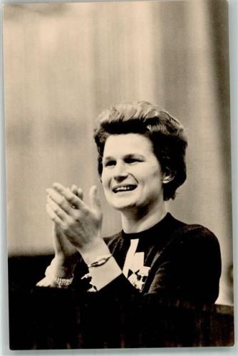 Moskau Kosmonautin Valentina Tereschkowa Weltkongreß der Frauen 1963