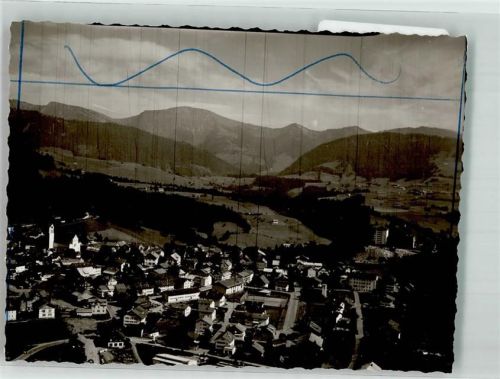 Oberstaufen Fliegeraufnahme Foto Original aus Archiv eines Ansichtskartenverlags