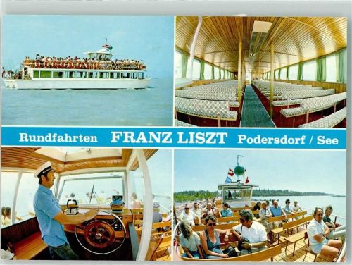 Podersdorf am See MS Franz Liszt Binnenschiff