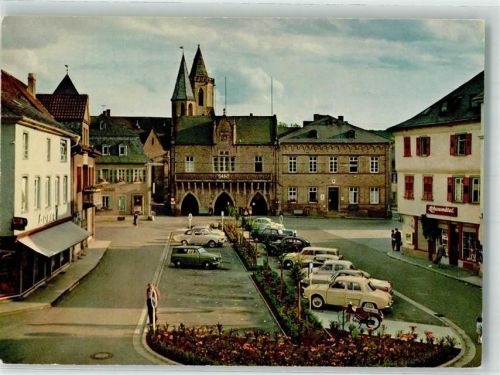 Sobernheim Marktplatz Rathaus Auto