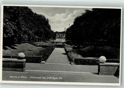 Worms Ehrenmal des Inft. Regts. 118