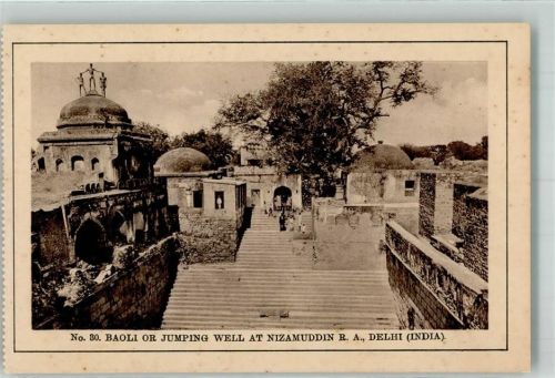 Neu Delhi Baoli or Jumping Well at Nizamuddin