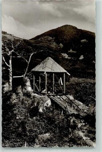Gernsbach Elisabethenhütte am Rockertfelsen