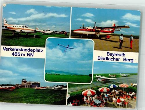 Bayreuth Gasthaus Verkehrslandeplatz Bindlacher Berg Kleinflugzeuge