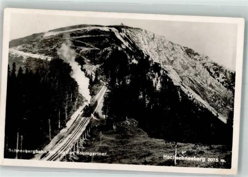 WK II Schneebergbahn Station Baumgartner