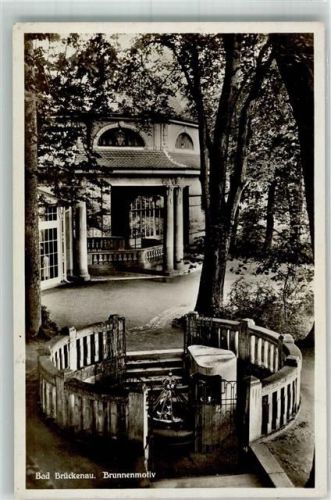 Bad Brückenau 1930 Brunnenmotiv
