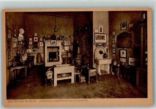Chemisches Laboratorium 18. Jahrh. Interieur