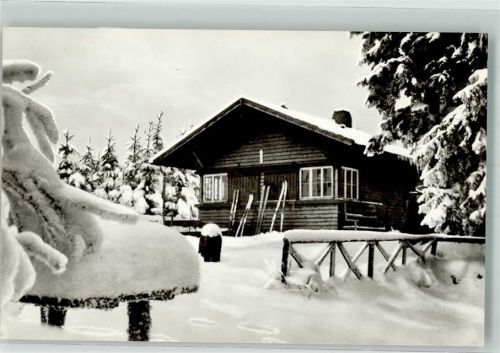 Ilmenau Gasthaus Bobhütte Winter