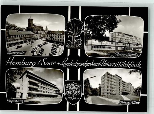 Homburg Krankenhaus Universitätsklinik Nervenklinik Marktplatz