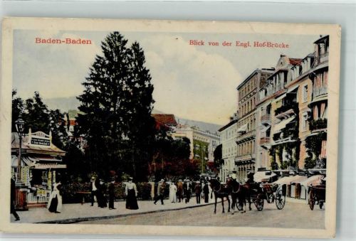 Baden-Baden 1918 Foto AK