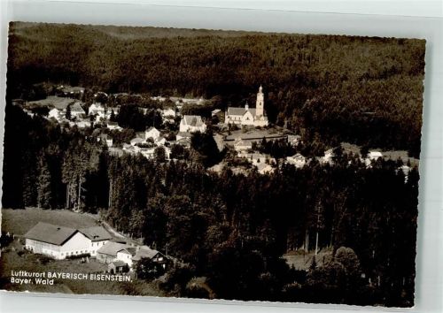 Bayerisch Eisenstein mit Kirche Johannes Nepomuk