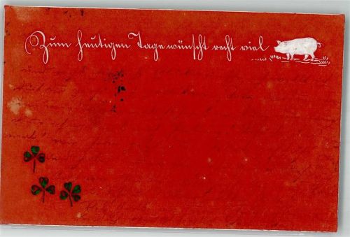 1906 Schwein Spruch