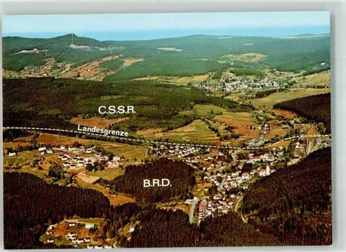 Bayerisch Eisenstein Fliegeraufnahme C.S.S.R.
