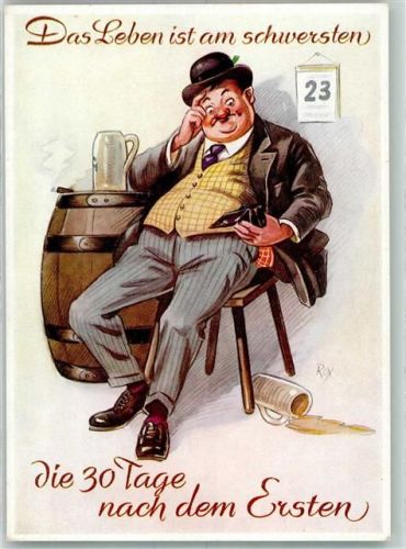 Bier 30 Tage nach dem Ersten sign. RUX Verlag Huckauf 542