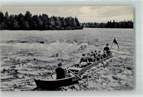1925 Motorisiertes offenes kleines Ausflugsboot