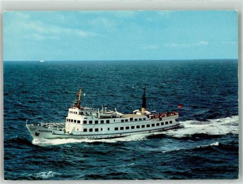 Fliegeraufnahme des Fahrgastschiffes MS Fehmarn der Reederei Seetouristik