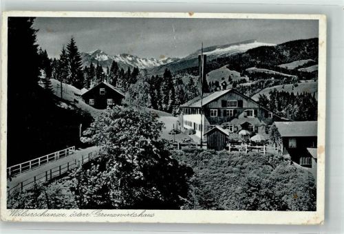 Riezlern Walserschanze Grenzgasthaus Hüttenstempel