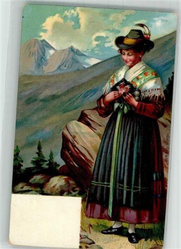 1900 Hut mit Feder, Schultertuch