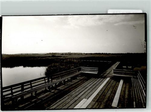 Bad Buchau Federsee m. Federseesteg Ort handschriftlich Foto Original aus Archiv eines Ansichtskartenverlags