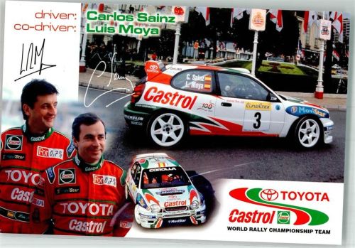 1998 Carlons Sainz + Luis Moya World Rally Team Toyota