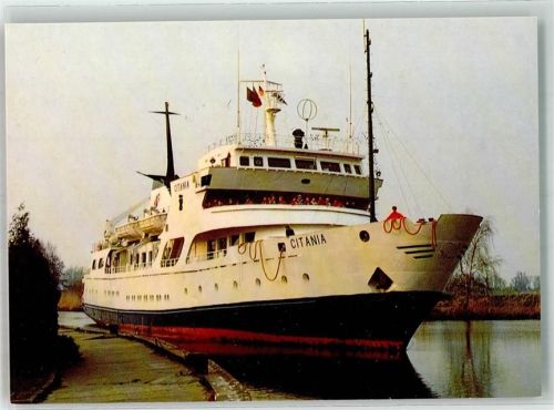Ueckermünde MS Citania Hafenliegeplatz