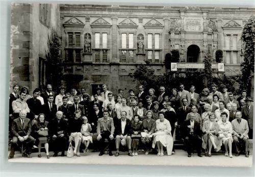 Heidelberg Schloss Gruppenfoto