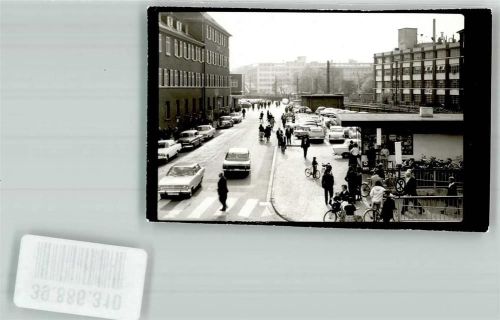 Rüsselsheim Straße Auto Ort handschriftlich Foto Original aus Archiv eines Ansichtskartenverlags