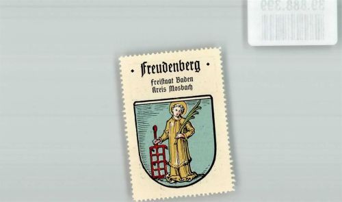 Freudenberg Freistaat Baden Kreis Mosbach