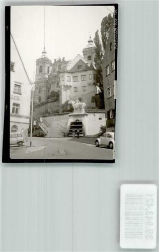 Weingarten Denkmal Basilika Auto Ort handschriftlich Foto Original aus Archiv eines Ansichtskartenverlags