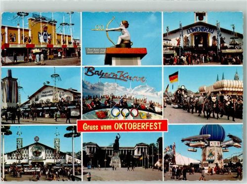 München Bräurosl Löwenbräu Hofbräu Festzelte Bierkutsche BayernKurve Karussell Bavaria Fotograf Manfred Huckauf Hüttenstempel