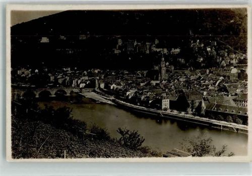 Heidelberg Foto AK Ort handschriftlich