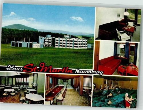 Naumburg 1984 Pension und Bildungsstäte St. Martin Schwimmbad