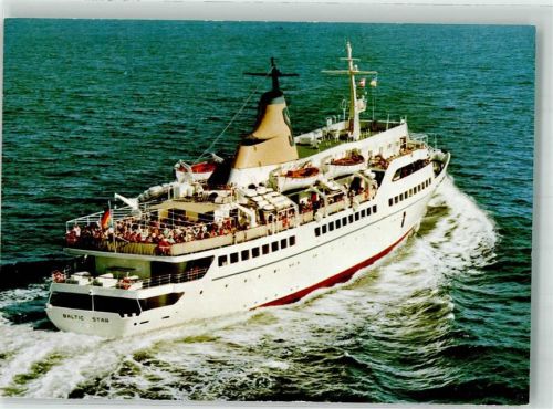 Fliegeraufnahme M/S Baltic Star Sonderstempel Briefmarken Ausstellung