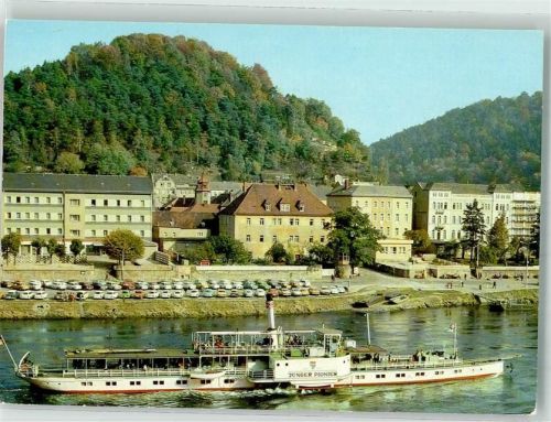Kl. Oberdeckdampfer Junger Pionier Raddampfer Weiße Flotte Dresden