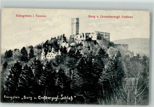 Königstein Burg Grossherzogl. Schloss