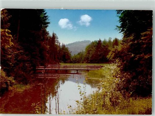 Thurmansbang Buchwiesweiher Foto Original aus Archiv eines Ansichtskartenverlags Ort handschriftlich