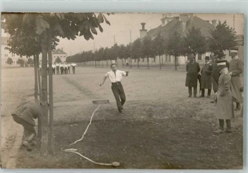 1914 - 1918 Militär Weitsprung Kaserne