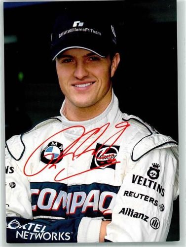 Ralf Schumacher Faksimile Unterschrift