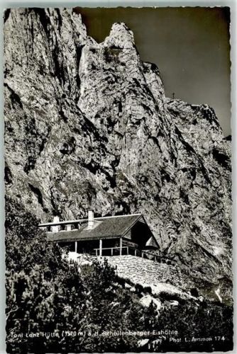 Marktschellenberg Toni-Lenz-Hütte an der Schellenberger Eishöhle Fotograf Ammon Hüttenstempel