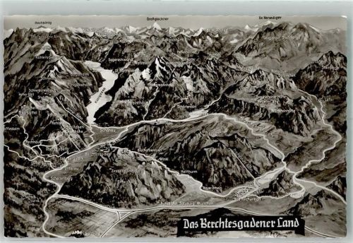 Berchtesgaden Vogelschau Berchtesgadener Land