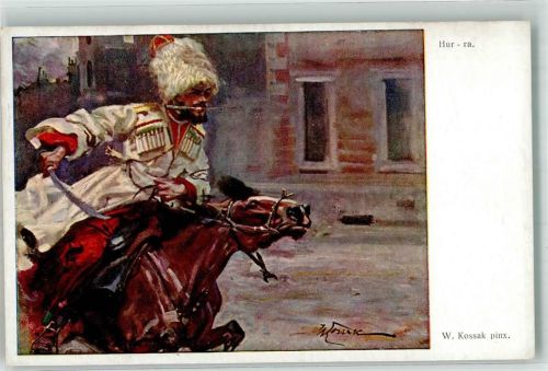 sign. Kossak W. Pferd