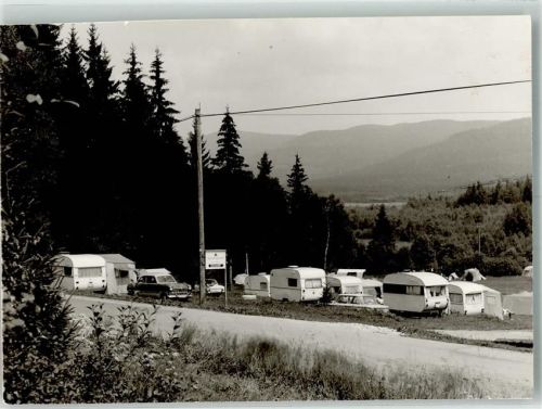 Nebelberg Campingplatz Foto Original aus Archiv eines Ansichtskartenverlags Ort handschriftlich