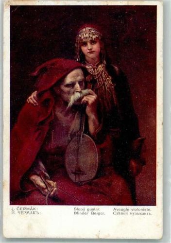 1916 Frau sign. Cermak J. Feldpost WK I Verlag Minerva Nr.1072