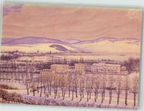 Kassel sign. Grimm, Emil Orangerie im Winter