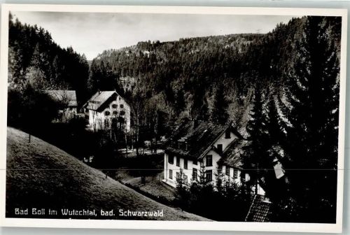 79848 W7823 Bonndorf im Schwarzwald Foto AK Bad Boll im Wutachtal