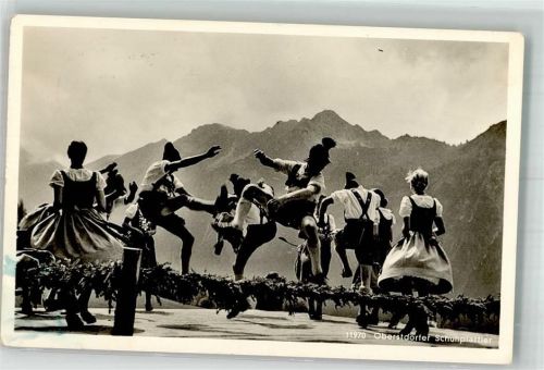 Oberstdorf 1960 Tracht Schuplattler